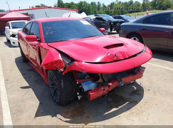 2C3CDXGJ3MH619027 2021 DODGE CHARGER Red Դիմացի տեսք