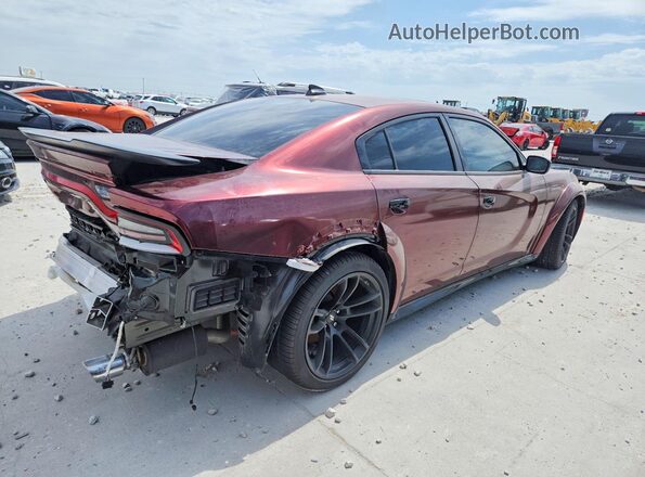 2C3CDXGJ3PH540431 2023 DODGE CHARGER Бордовый Задняя правая четверть