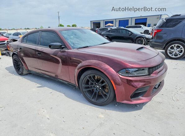 2C3CDXGJ3PH540431 2023 DODGE CHARGER Бордовый Передняя правая четверть