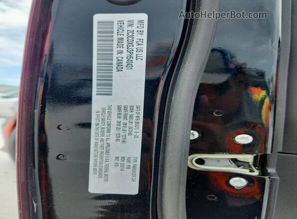 2C3CDXGJ3PH540431 2023 DODGE CHARGER Бордовый Вид наклейки с VIN-кодом