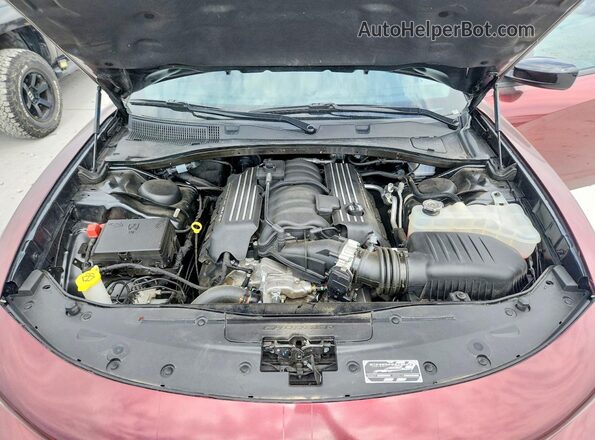 2C3CDXGJ3PH540431 2023 DODGE CHARGER Бордовый Вид задней части салона