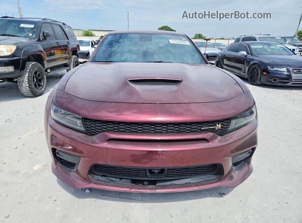 2C3CDXGJ3PH540431 2023 DODGE CHARGER Бордовый Вид спереди