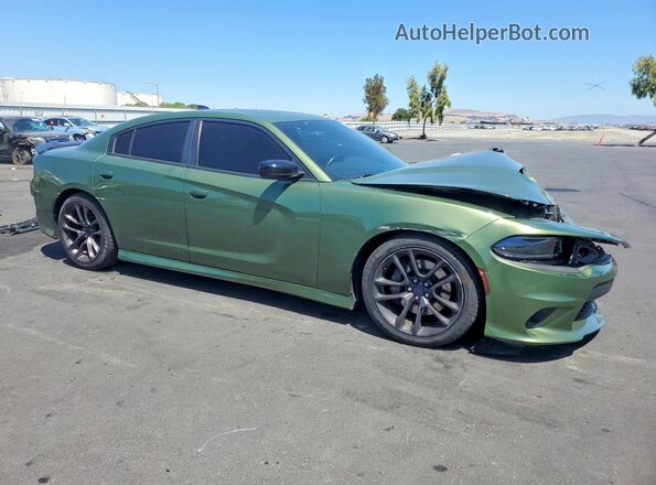 2C3CDXGJ3PH583960 2023 DODGE CHARGER Зеленый Передняя правая четверть