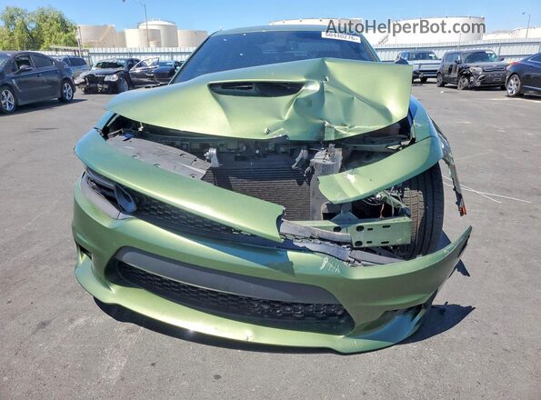2C3CDXGJ3PH583960 2023 DODGE CHARGER Зеленый Вид спереди