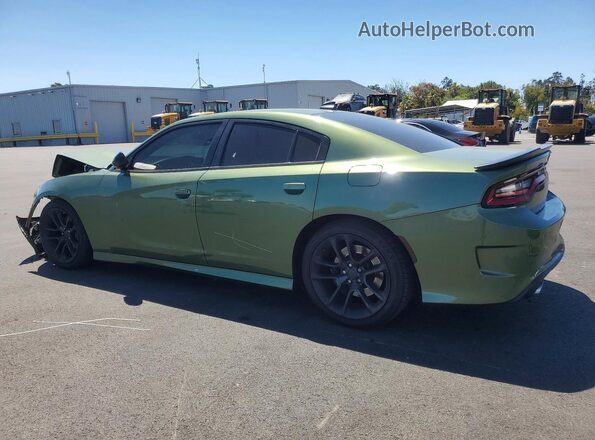 2C3CDXGJ3PH583960 2023 DODGE CHARGER Зеленый Задняя левая четверть
