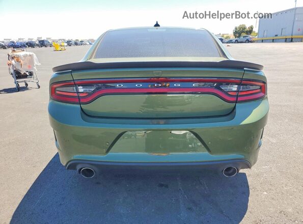 2C3CDXGJ3PH583960 2023 DODGE CHARGER Зеленый Вид сзади