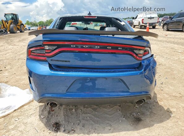 2C3CDXGJ3PH607660 2023 DODGE CHARGER Blue Հետևի տեսք