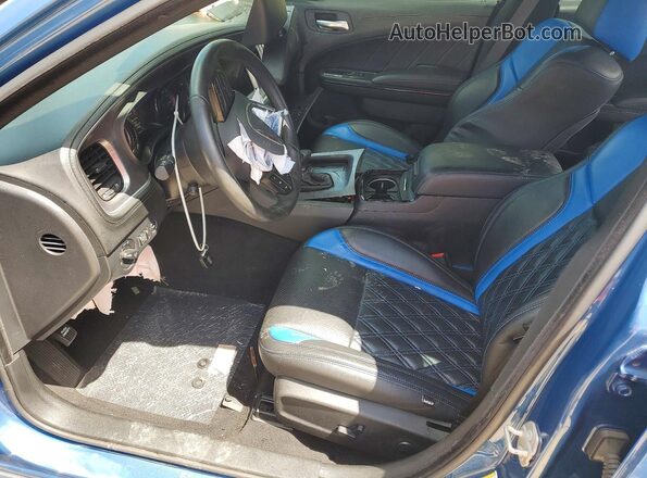 2C3CDXGJ3PH607660 2023 DODGE CHARGER Blue Սալոնի դիմացի տեսք