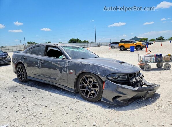 2C3CDXGJ4KH530564 2019 DODGE CHARGER Серый Передняя правая четверть