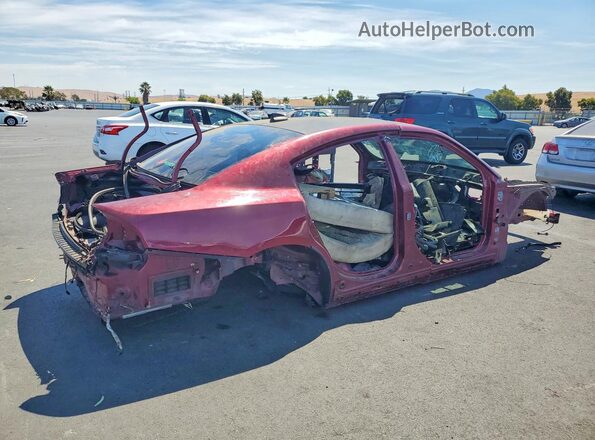 2C3CDXGJ4KH668010 2019 DODGE CHARGER Темно-бордовый Задняя правая четверть