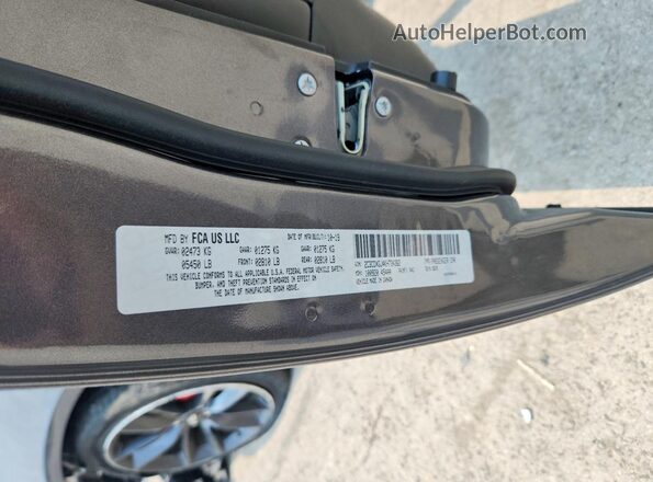 2C3CDXGJ4KH734362 2019 DODGE CHARGER Gray Widok komory silnika