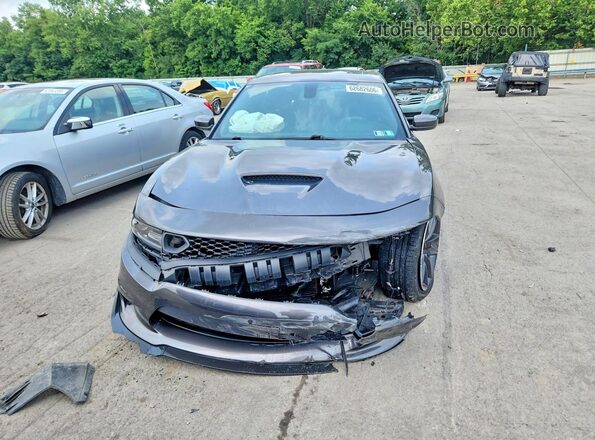 2C3CDXGJ4KH734362 2019 DODGE CHARGER Gray Widok z przodu