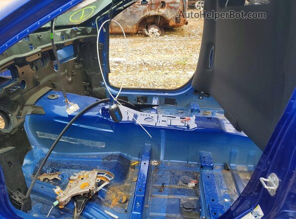 2C3CDXGJ4LH133020 2020 DODGE CHARGER Blue Widok wnętrza z przodu