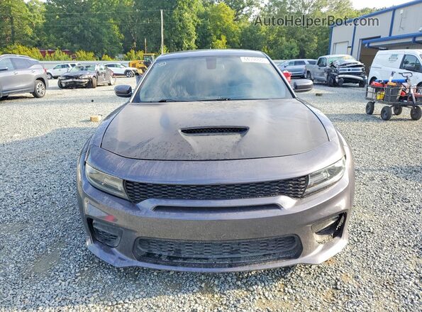 2C3CDXGJ4MH527778 2021 DODGE CHARGER Угольный Вид спереди