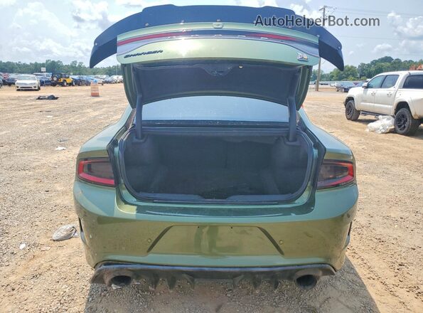 2C3CDXGJ4MH658760 2021 DODGE CHARGER Green Vista trasera