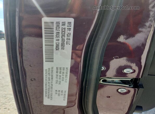 2C3CDXGJ4MH668141 2021 DODGE CHARGER Purple Widok naklejki z numerem VIN