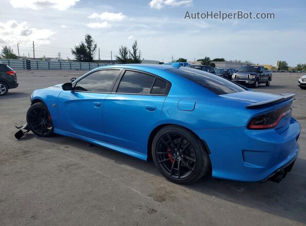 2C3CDXGJ4PH591470 2023 DODGE CHARGER Blue Հետևի ձախ