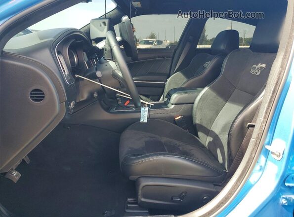 2C3CDXGJ4PH591470 2023 DODGE CHARGER Blue Սալոնի դիմացի տեսք