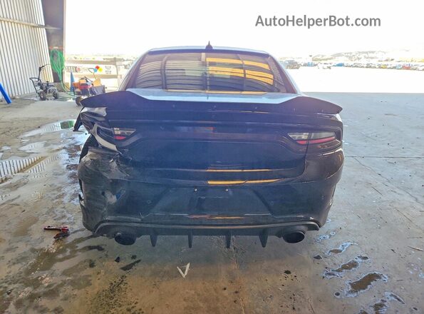 2C3CDXGJ5GH150026 2016 DODGE CHARGER Black Rear view