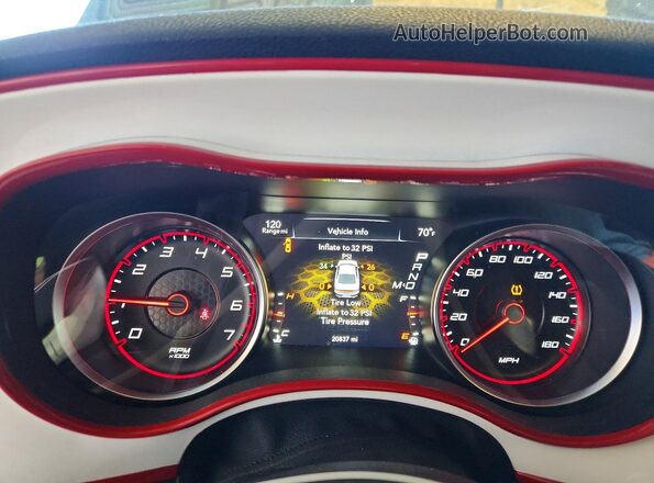 2C3CDXGJ5GH150026 2016 DODGE CHARGER Black Instrument cluster view