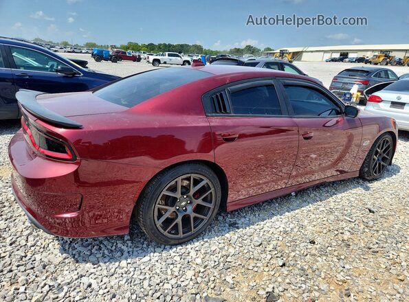 2C3CDXGJ5HH584285 2017 DODGE CHARGER Maroon უკანა მარჯვენა