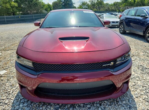 2C3CDXGJ5HH584285 2017 DODGE CHARGER Maroon წინა ხედი