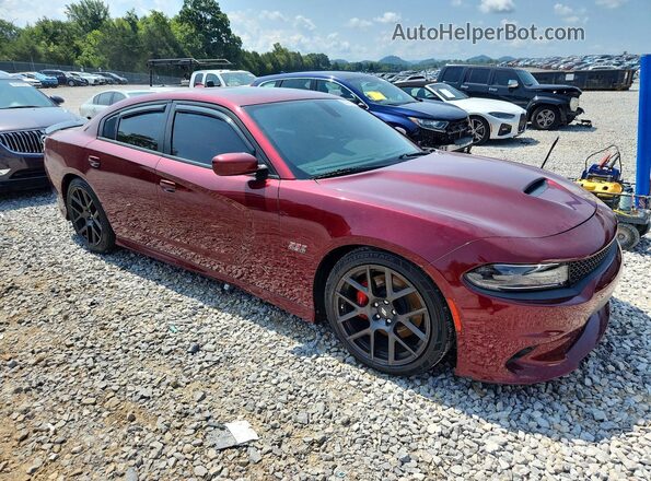 2C3CDXGJ5HH584285 2017 DODGE CHARGER Maroon წინა მარჯვენა