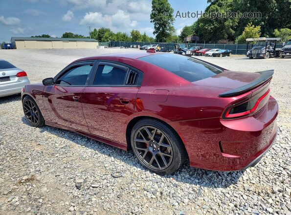 2C3CDXGJ5HH584285 2017 DODGE CHARGER Maroon უკანა მარცხენა