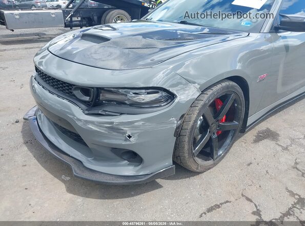 2C3CDXGJ5KH703671 2019 DODGE CHARGER Gray Vista frontal