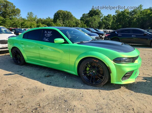 2C3CDXGJ5LH177107 2020 DODGE CHARGER Green წინა მარჯვენა