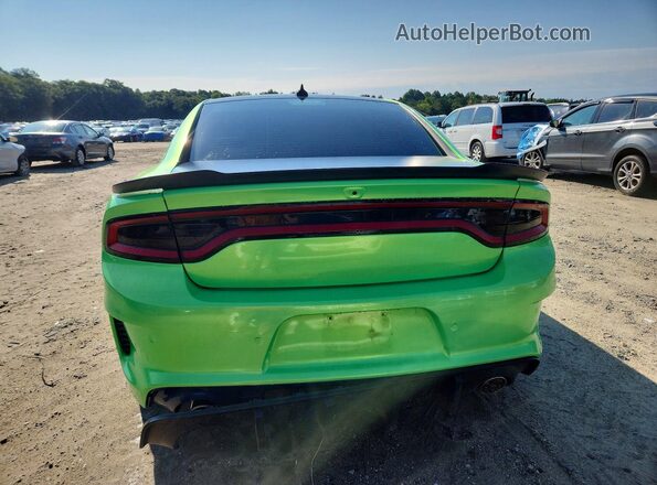2C3CDXGJ5LH177107 2020 DODGE CHARGER Green უკანა ხედი