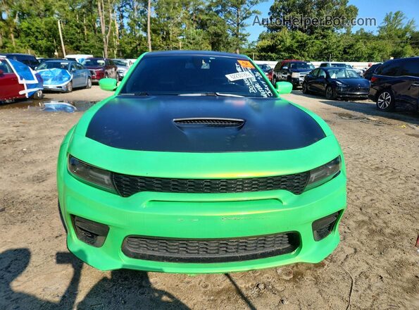 2C3CDXGJ5LH177107 2020 DODGE CHARGER Green წინა ხედი