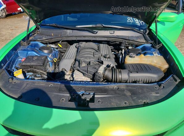2C3CDXGJ5LH177107 2020 DODGE CHARGER Green უკანა სალონის ხედი