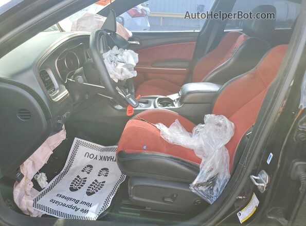 2C3CDXGJ5MH634676 2021 DODGE CHARGER Black Front interior view