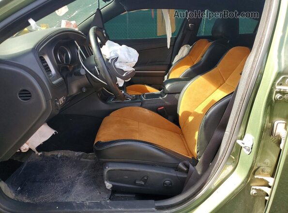 2C3CDXGJ5NH241973 2022 DODGE CHARGER Green Front interior view