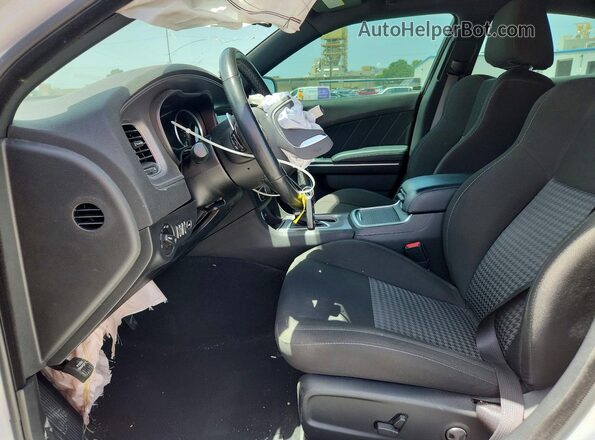 2C3CDXGJ5PH612875 2023 DODGE CHARGER White Вид салону спереду