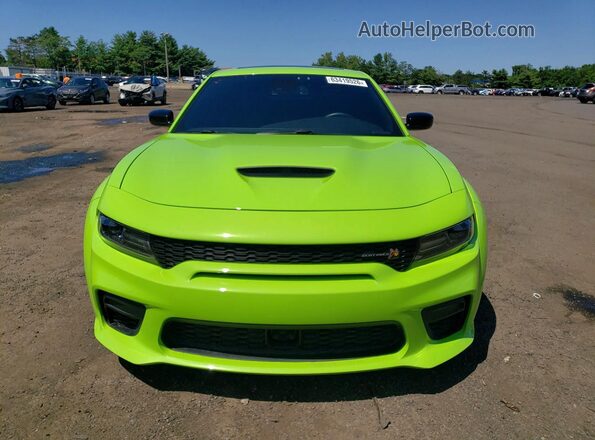 2C3CDXGJ5PH645942 2023 DODGE CHARGER Green Դիմացի տեսք