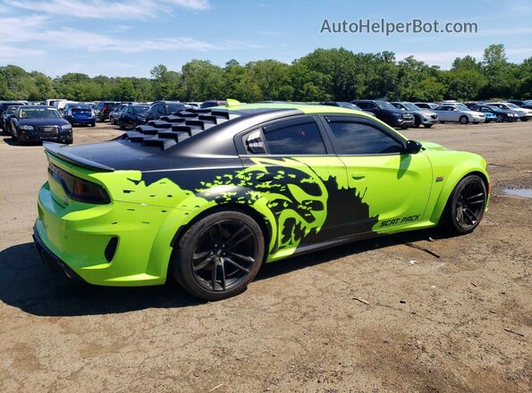2C3CDXGJ5PH645942 2023 DODGE CHARGER Green Հետևի աջ