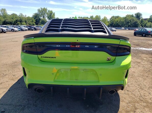 2C3CDXGJ5PH645942 2023 DODGE CHARGER Green Հետևի տեսք