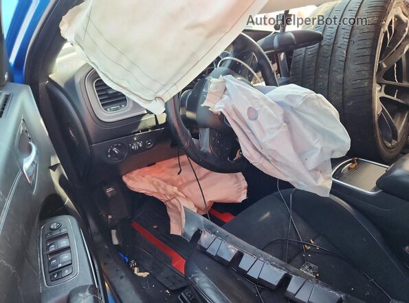 2C3CDXGJ5PH686572 2023 DODGE CHARGER Blue Widok deski rozdzielczej