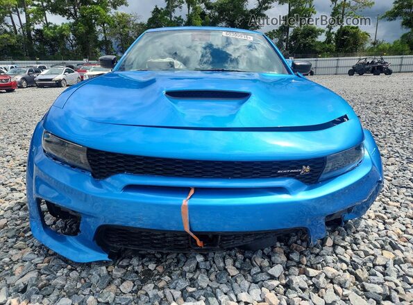2C3CDXGJ5PH686572 2023 DODGE CHARGER Blue Widok z przodu