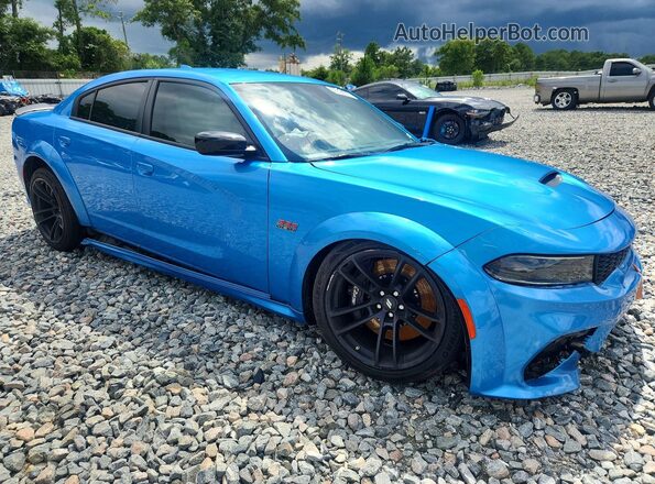 2C3CDXGJ5PH686572 2023 DODGE CHARGER Blue Przód prawy