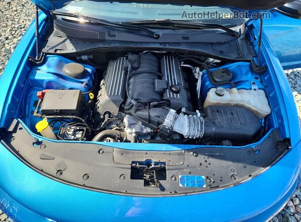 2C3CDXGJ5PH686572 2023 DODGE CHARGER Blue Widok wnętrza z tyłu
