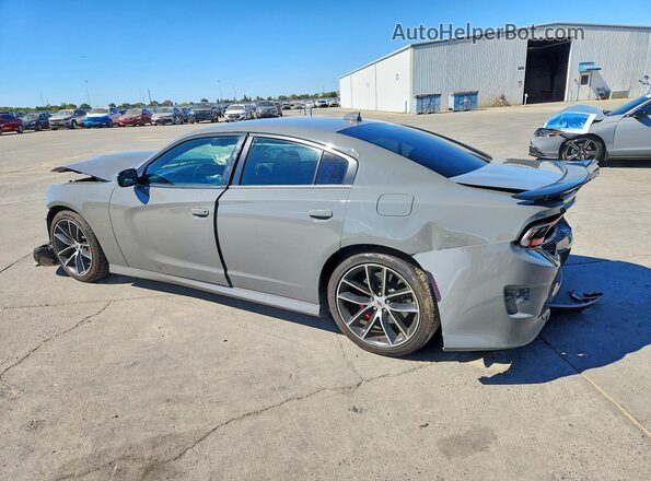 2C3CDXGJ6HH657258 2017 DODGE CHARGER Gray Rear left