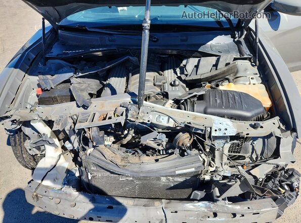 2C3CDXGJ6HH657258 2017 DODGE CHARGER Gray Rear interior view
