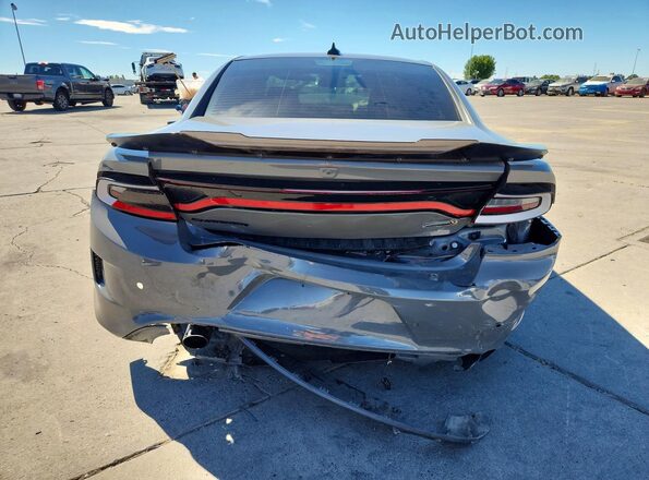 2C3CDXGJ6HH657258 2017 DODGE CHARGER Gray Rear view