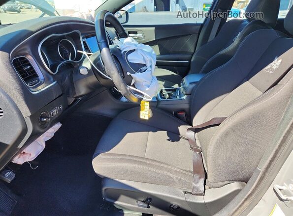 2C3CDXGJ6HH657258 2017 DODGE CHARGER Gray Front interior view