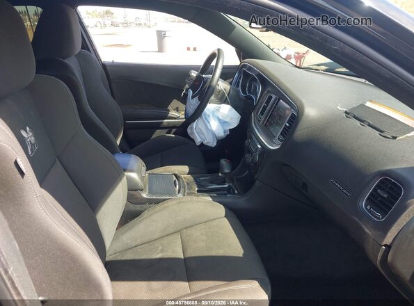 2C3CDXGJ6JH314911 2018 DODGE CHARGER Black Front interior view