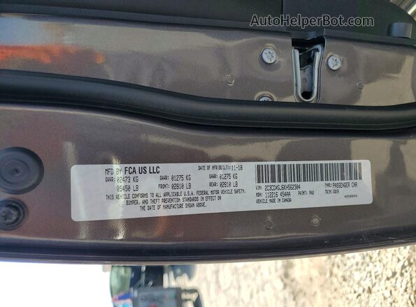 2C3CDXGJ6KH562304 2019 DODGE CHARGER Gray Vista del compartimento del motor