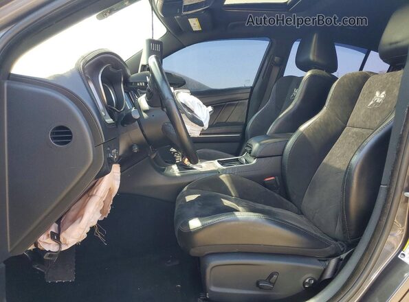 2C3CDXGJ6KH562304 2019 DODGE CHARGER Gray Vista interior delantera